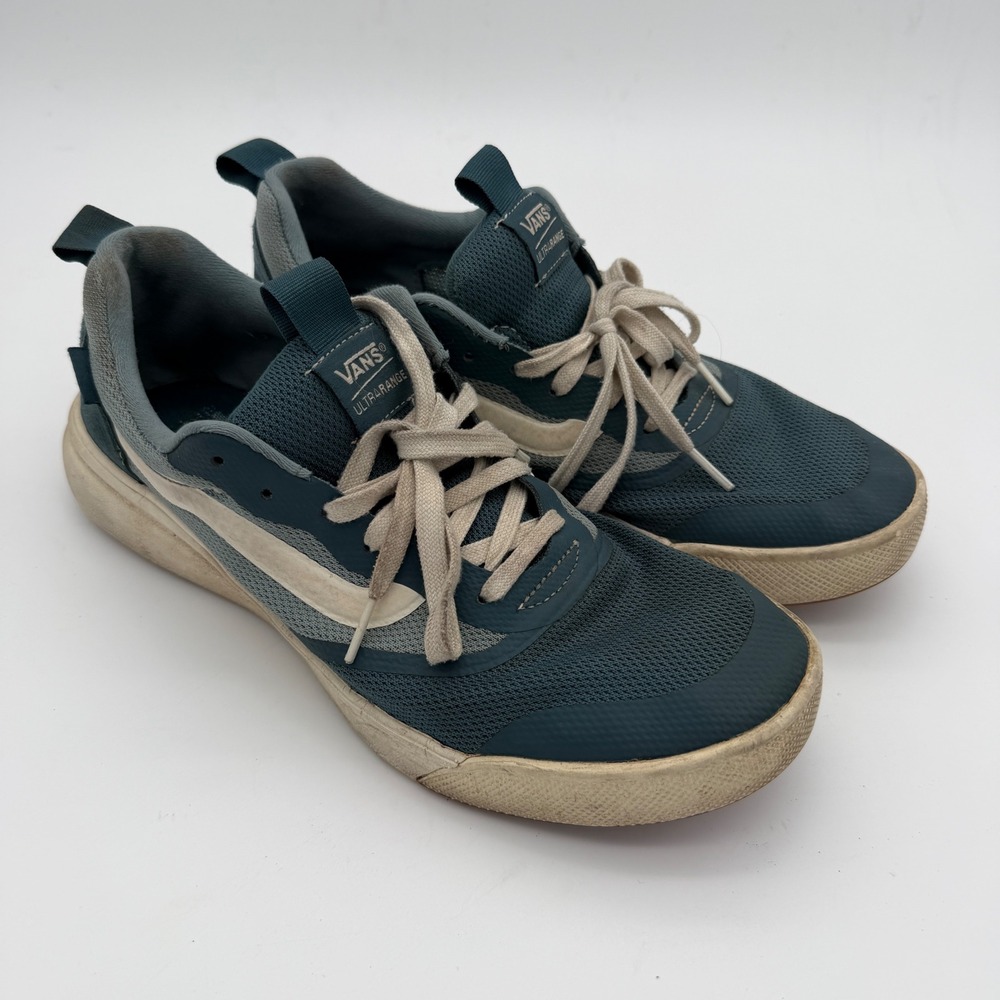 Vans UltraRange Rapidweld Blue Graphite White Mens 11 Sneakers 721356